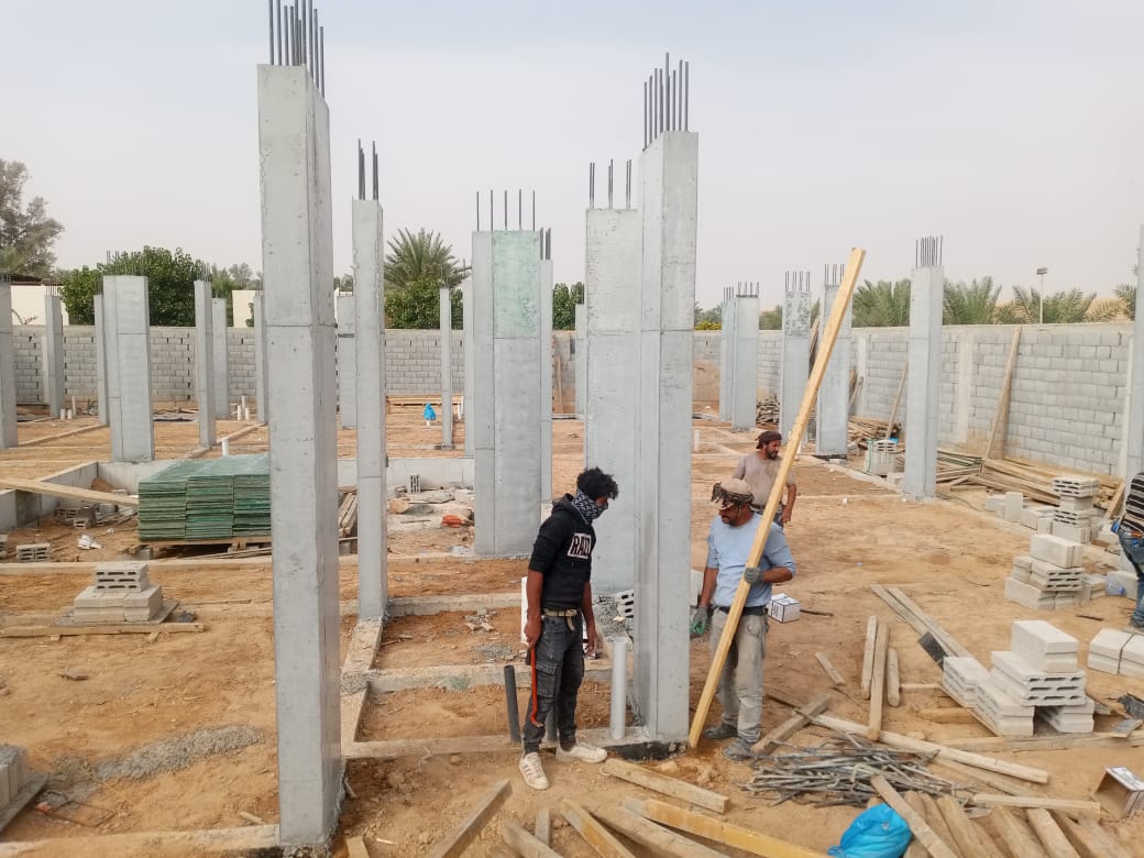 انشائات اعمدة